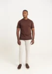 CAMISETA PIMA - GOLA ROLÊ - MARROM